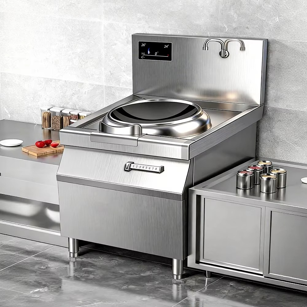 Commercial Kitchen Burner - Yüksek Güçlü İndüksiyonlu Wok Ocak Ticari
