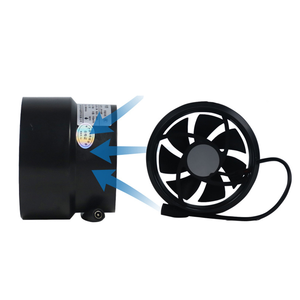 Commercial Kitchen Ventilation - 12V kanal fanı havalandırma egzoz fanı