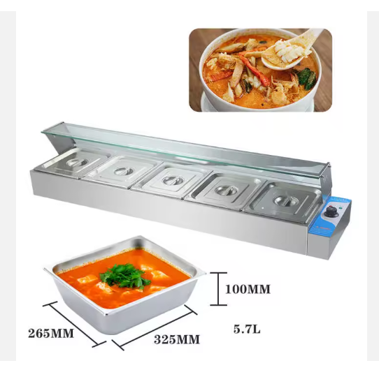 Commercial Kitchen Pans - &* Tezgah Üstü Bain Marie Ticari