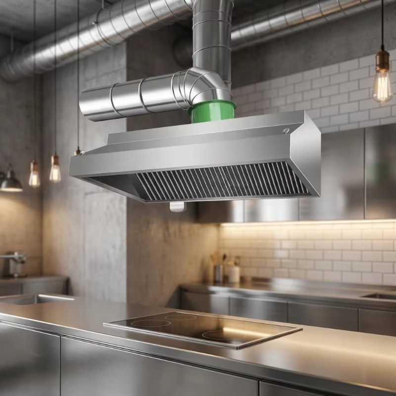 Commercial Kitchen Hoods - Ticari Özelleştirilebilir Mutfak Duvara Monte Paslanmaz