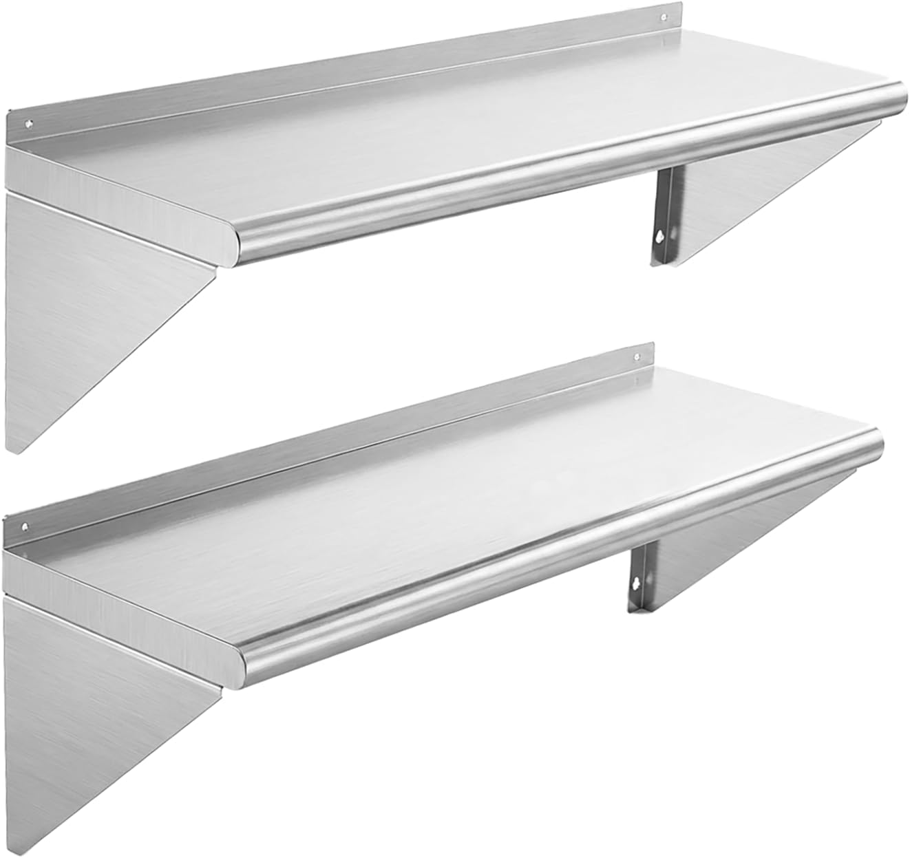 Wall Shelf Commercial Kitchen - Duvara Monte Paslanmaz Çelik Raf 12