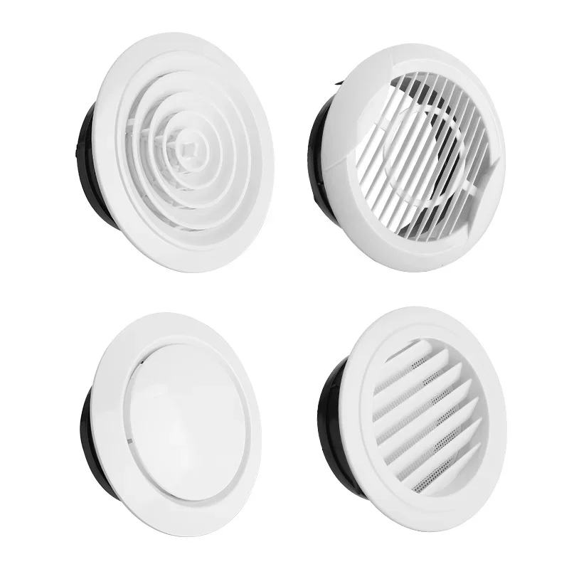 Commercial Kitchen Ventilation - Ayarlanabilir Havalandırma Kapağı Yuvarlak Kanal Tavan
