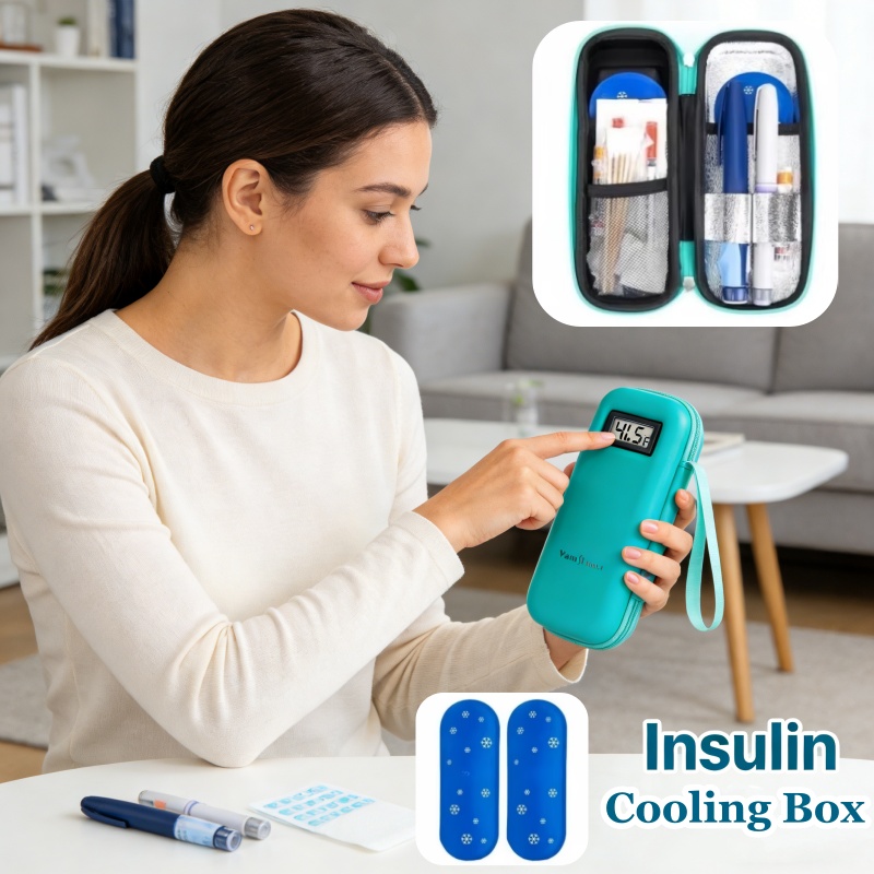 Refrigerated Display Case - İnsülin Soğutucu Seyahat Çantası Taşınabilir Buzdolabı