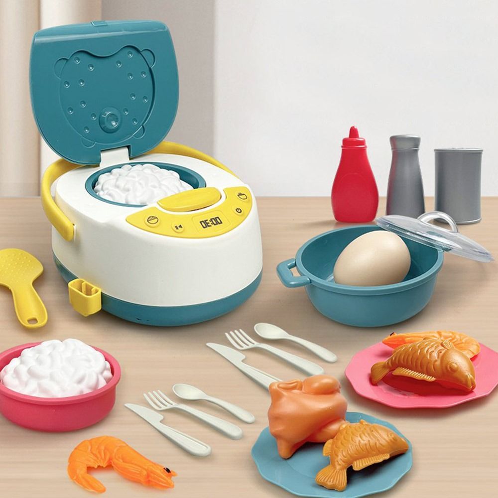 Commercial Kitchen Stove - Çok renkli Çocuklar Pişirme Playset Mikrodalga