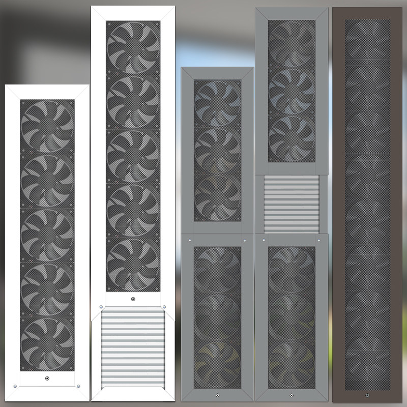 Commercial Kitchen Ventilation - Pencere Havalandırma Fanı Delme Gerektirmeyen Mutfak