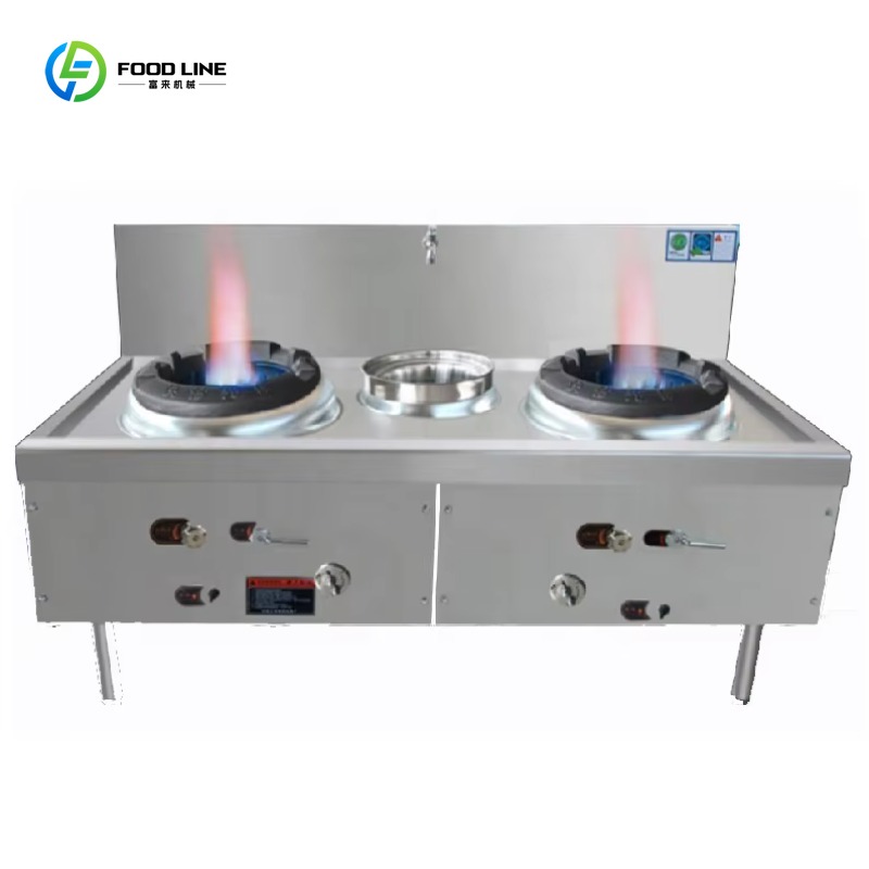 Commercial Kitchen Stove - Paslanmaz Çelik Restoran Ocak/Mutfak Gazlı Wok