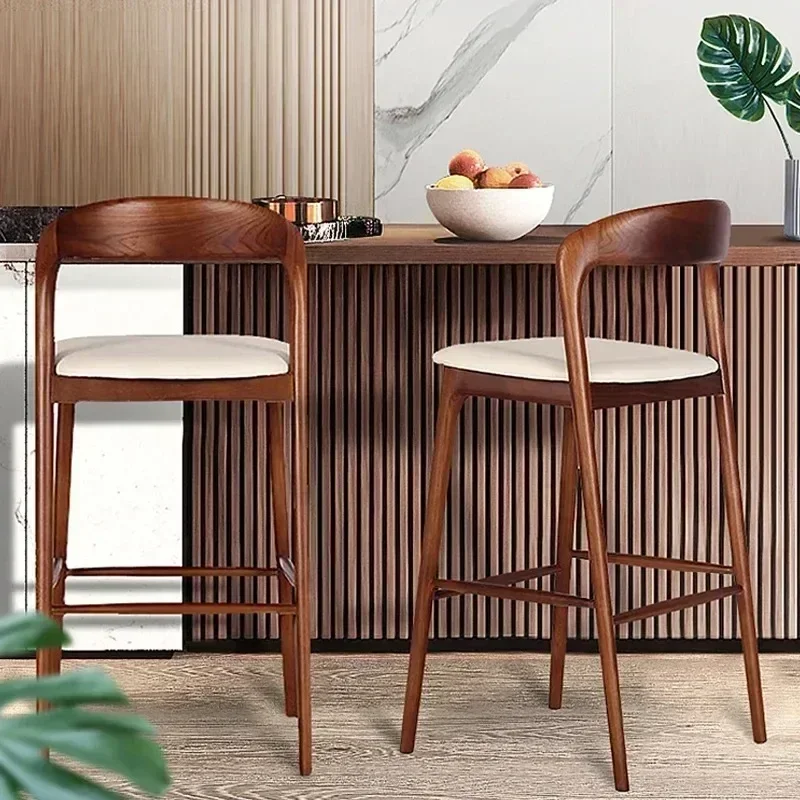 Commercial Kitchen Counter - Vintage Ahşap Tasarımcı Bar Sandalyeleri Modern