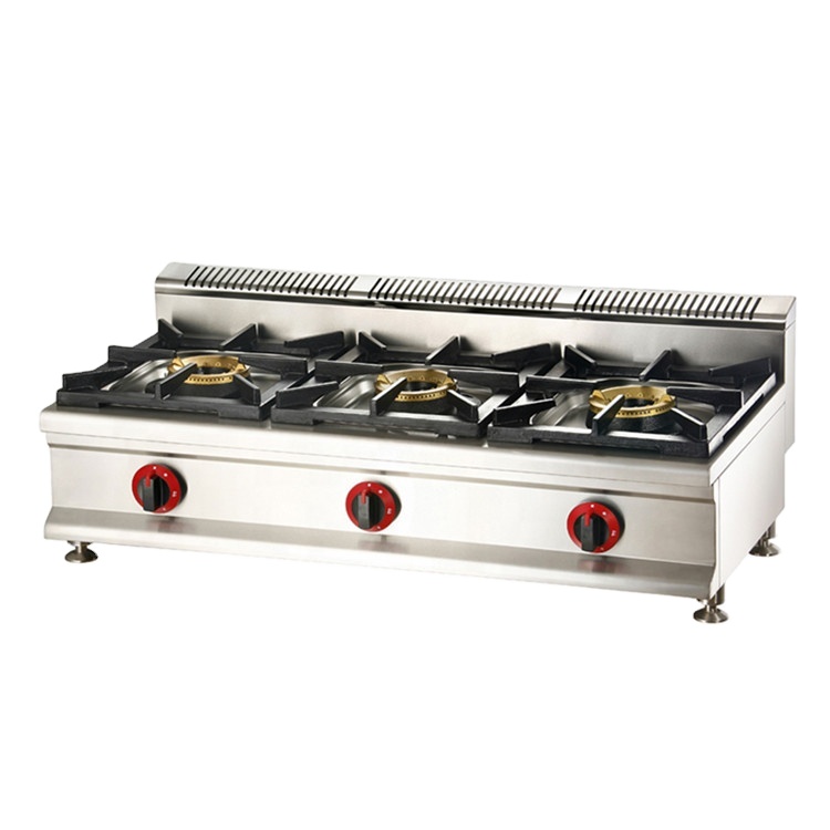 Commercial Kitchen Burner - Ticari Mutfak Gazlı Ocak 3lü Ocak