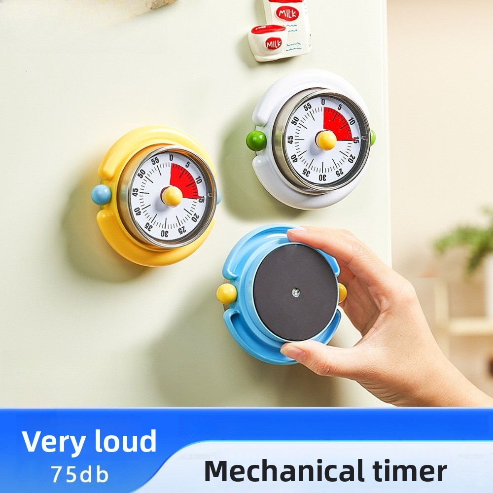 Commercial Kitchen Timer - 60 Dakika Mekanik Görsel Zamanlayıcı Manyetik