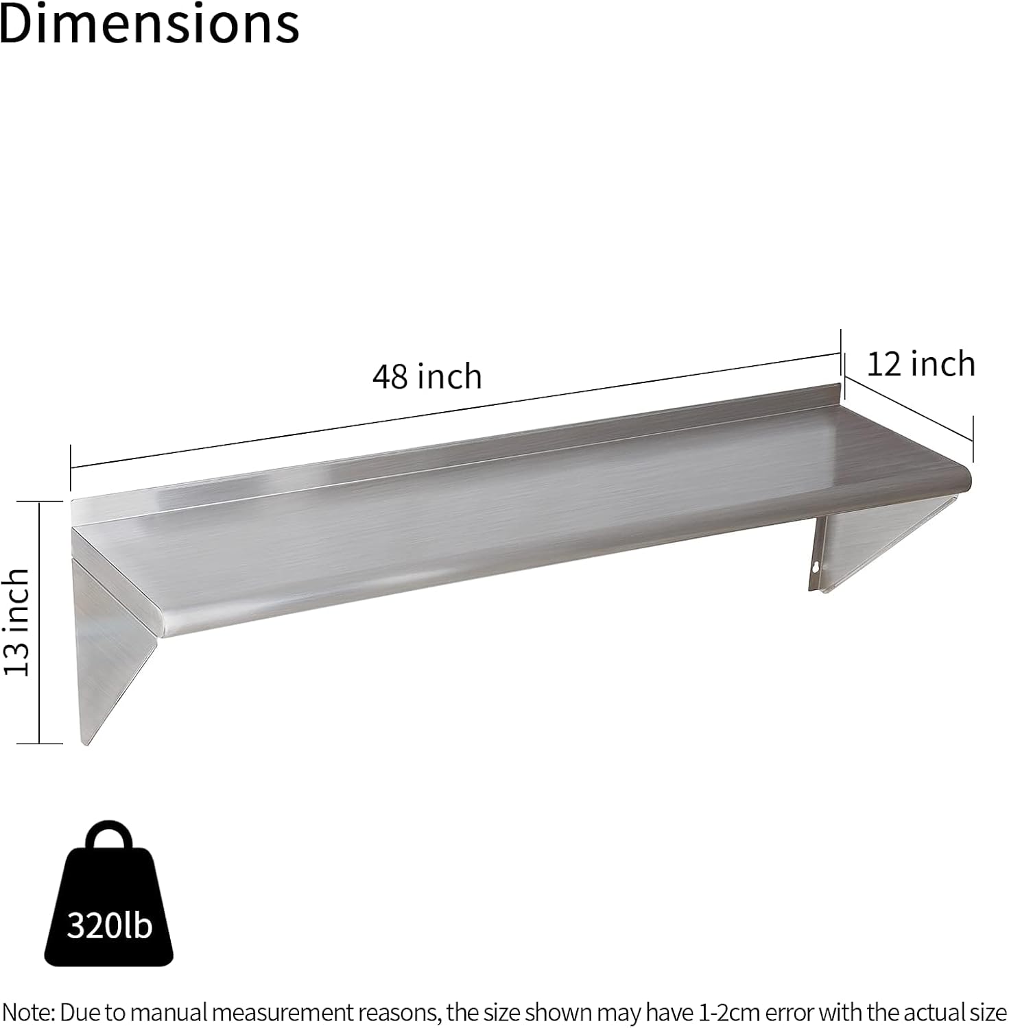 2'li Paket Paslanmaz Çelik Raf - Wall Shelf Commercial Kitchen incelemesi ve fiyatı