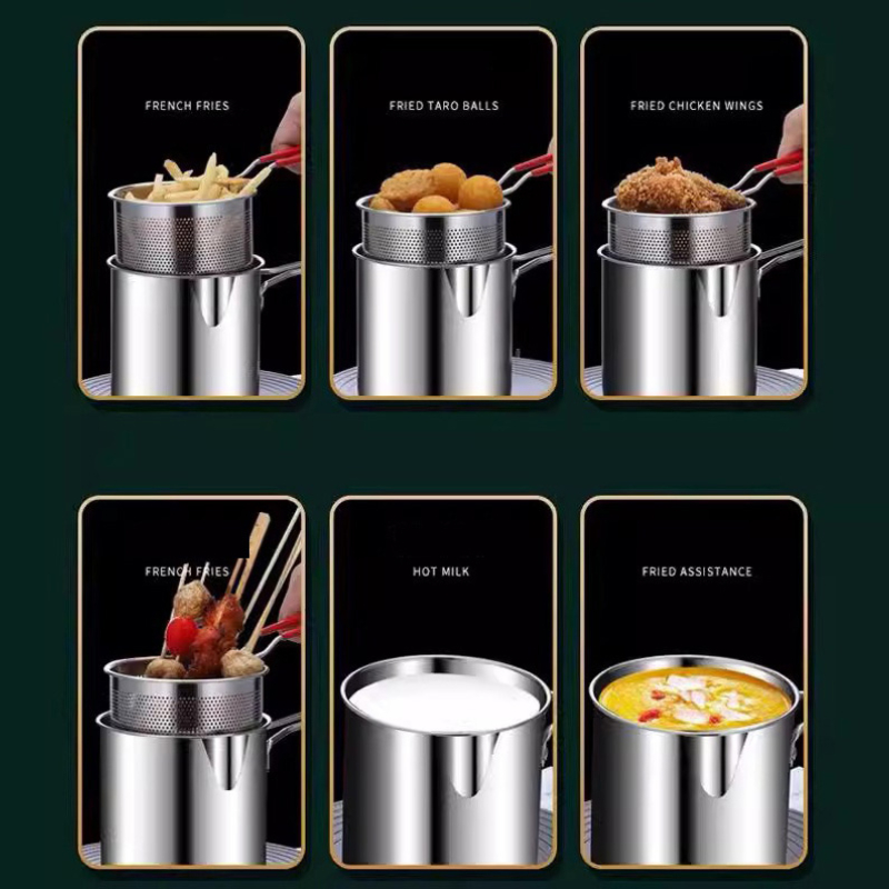 304 Paslanmaz Çelik Fritöz Kız - Commercial Kitchen Pans incelemesi ve fiyatı
