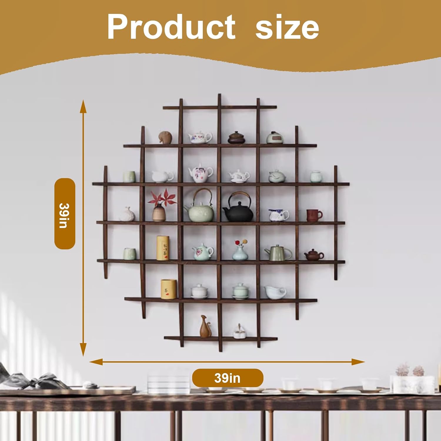 Masif Ahşap Çin Çay Fincanı Tu - Wall Shelf Commercial Kitchen incelemesi ve fiyatı
