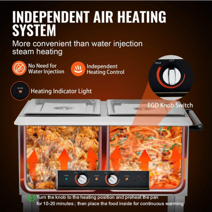 Ticari Gıda Isıtıcı Elektrikli - Bain Marie Food Warmer incelemesi ve fiyatı