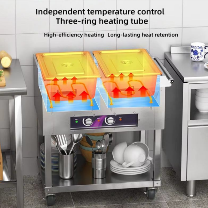 Ticari Gıda Isıtıcı Elektrikli - Bain Marie Food Warmer incelemesi ve fiyatı