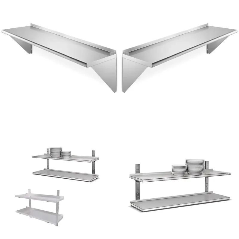 Özel 304 Paslanmaz Çelik Ticar - Wall Shelf Commercial Kitchen incelemesi ve fiyatı