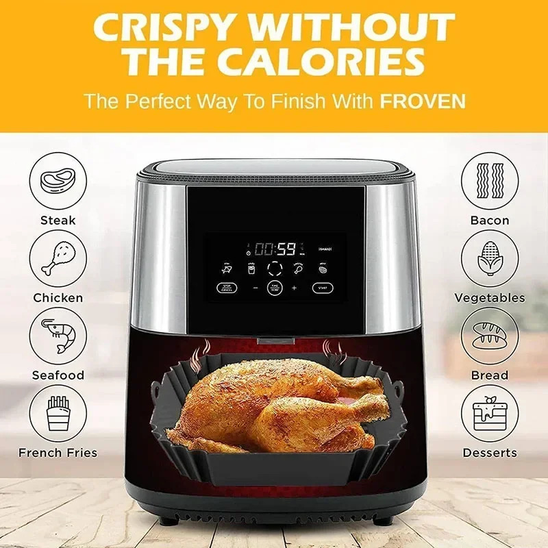 1 adet silikon hava fritöz sep - Commercial Kitchen Pans incelemesi ve fiyatı