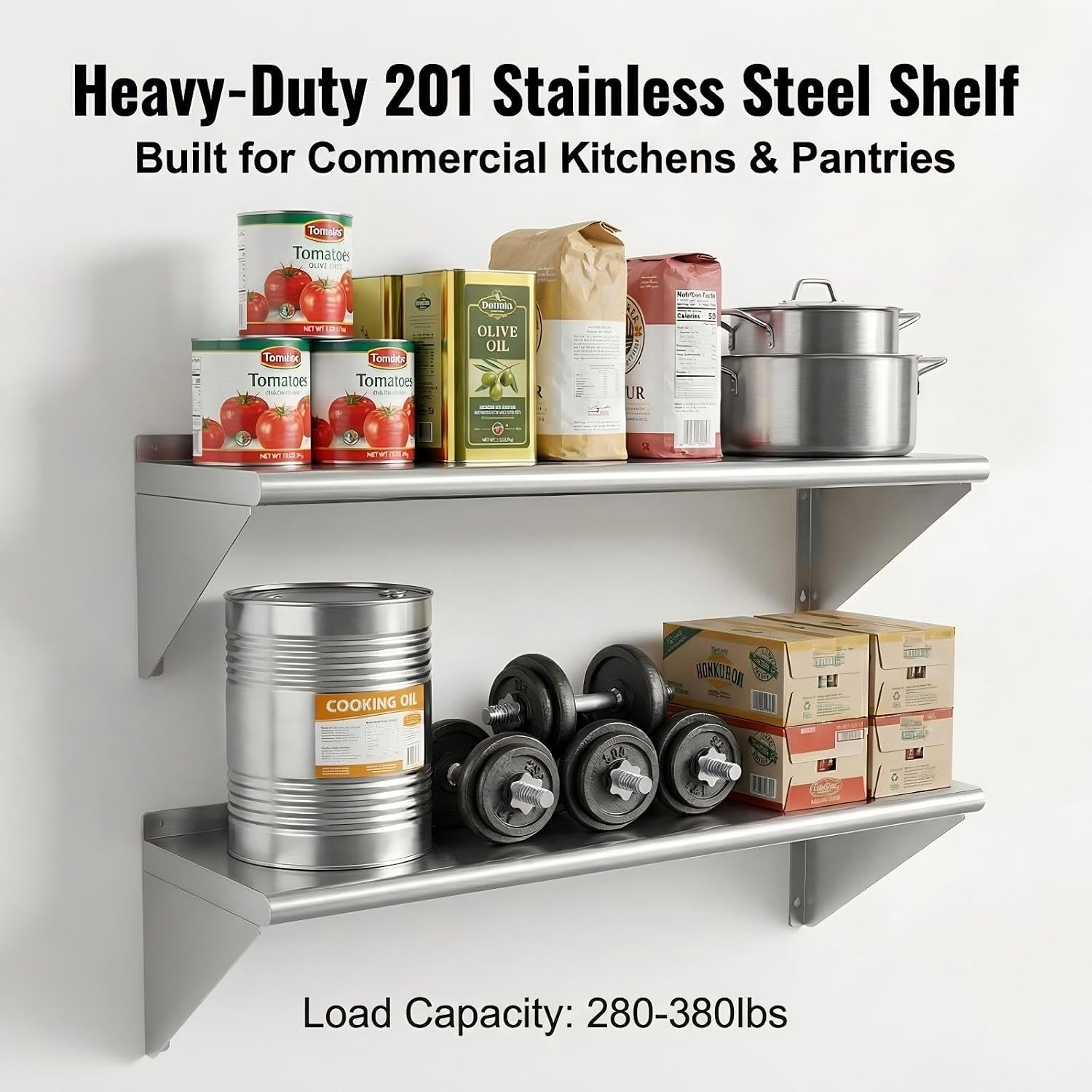 Duvara Monte Paslanmaz Çelik R - Wall Shelf Commercial Kitchen incelemesi ve fiyatı