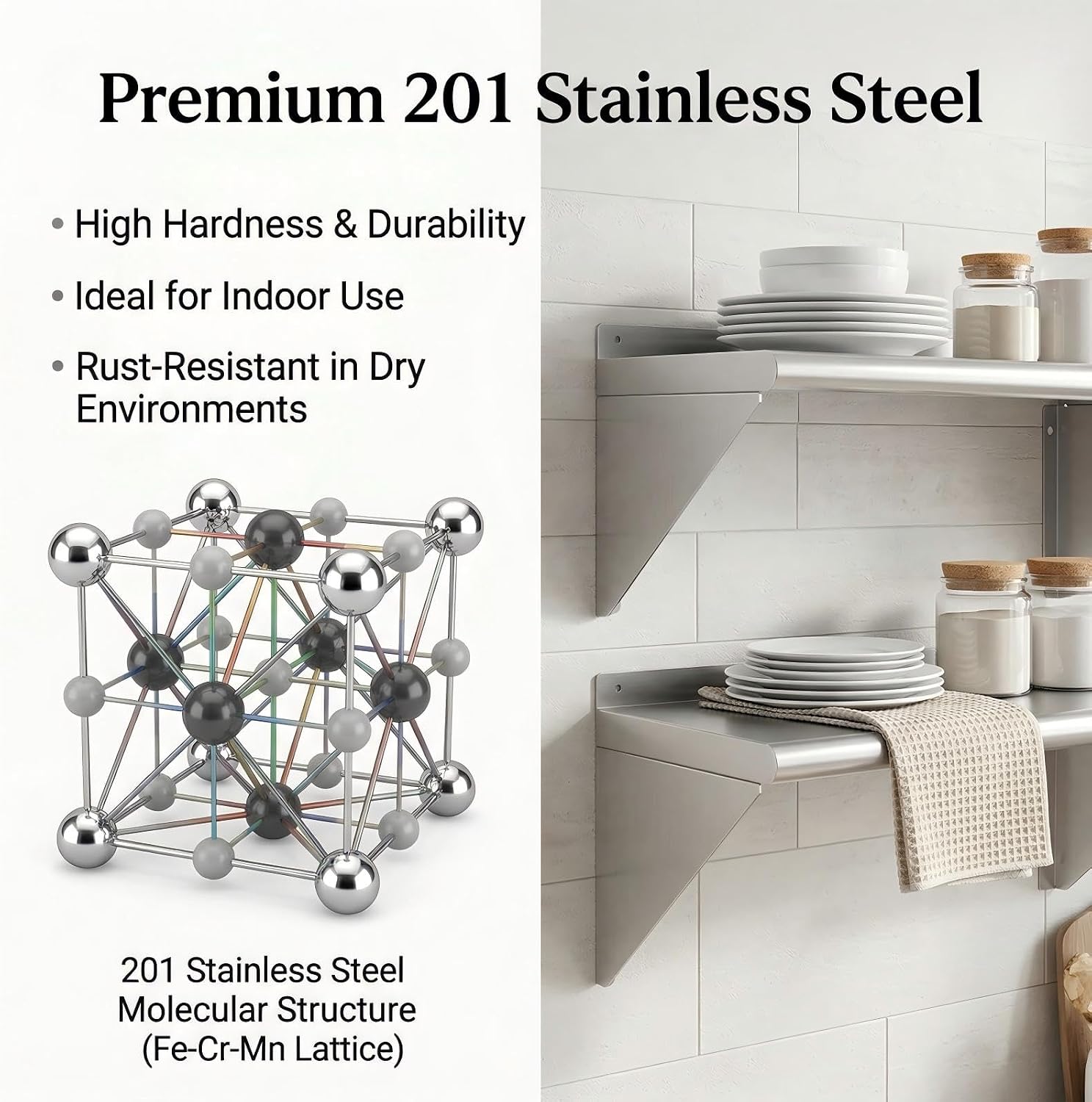 Duvara Monte Paslanmaz Çelik R - Wall Shelf Commercial Kitchen incelemesi ve fiyatı