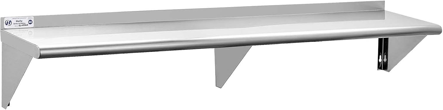 72 inç Genişlik x 18 inç Derin - Wall Shelf Commercial Kitchen incelemesi ve fiyatı