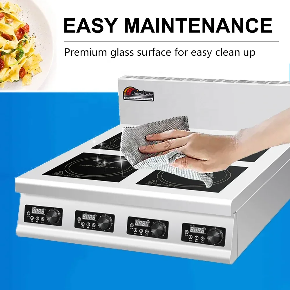 4 Gözlü Düz Endüstriyel Ticari - Commercial Kitchen Stove incelemesi ve fiyatı