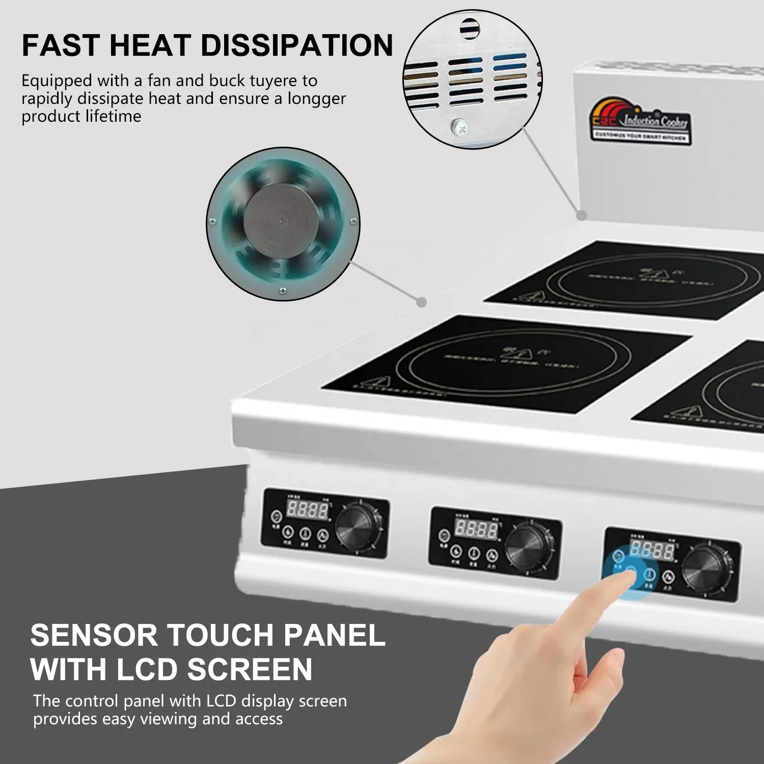 4 Gözlü Düz Endüstriyel Ticari - Commercial Kitchen Stove incelemesi ve fiyatı