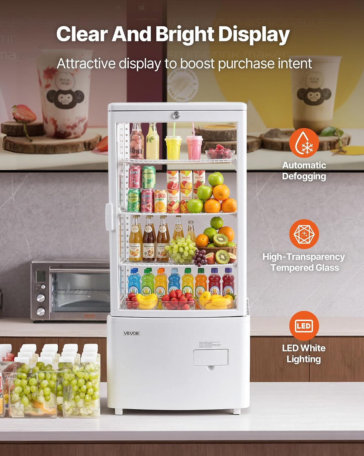 Soğutmalı Teşhir Dolabı, 3 Cu. - Refrigerated Display Case incelemesi ve fiyatı