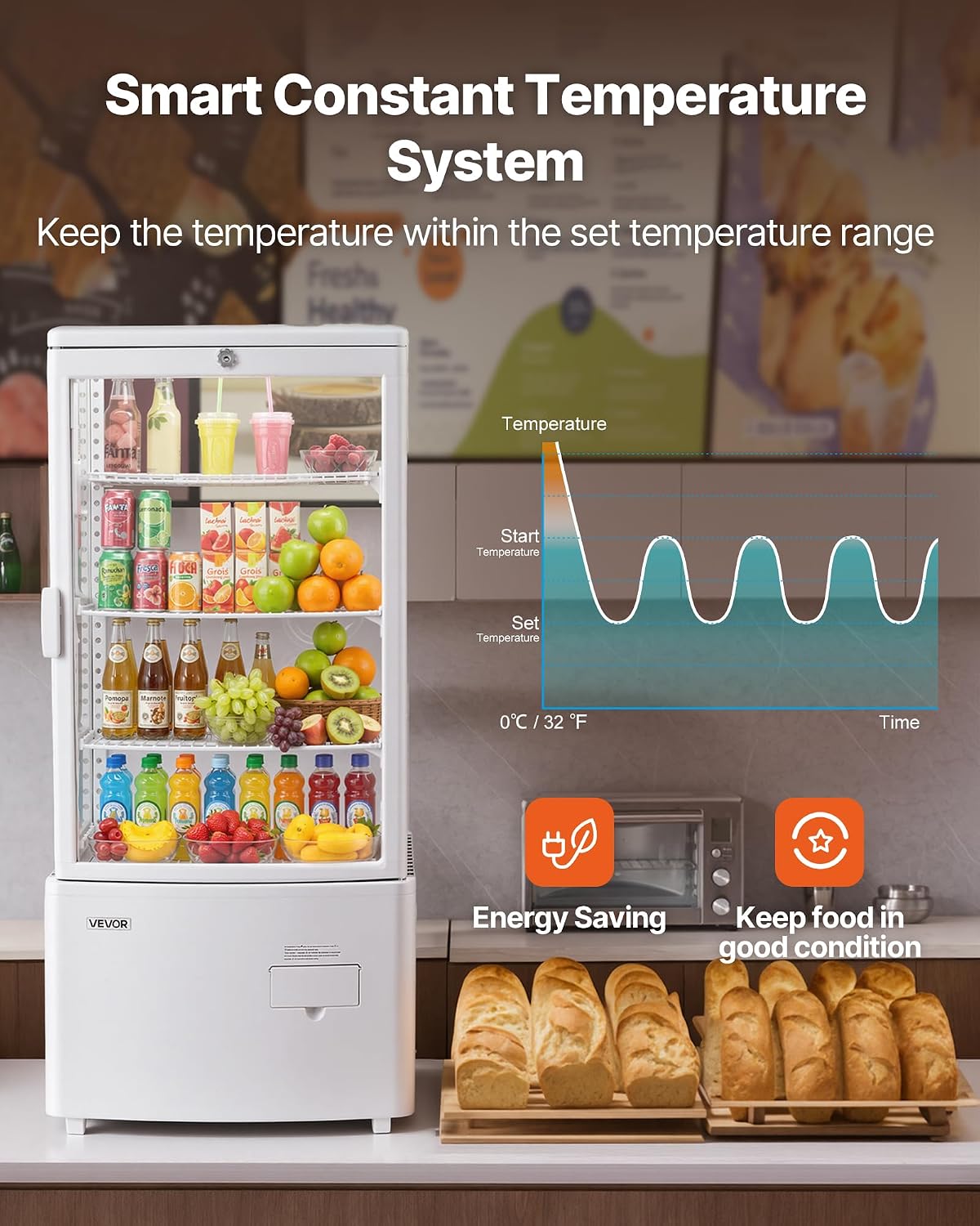 Soğutmalı Teşhir Dolabı, 3 Cu. - Refrigerated Display Case incelemesi ve fiyatı
