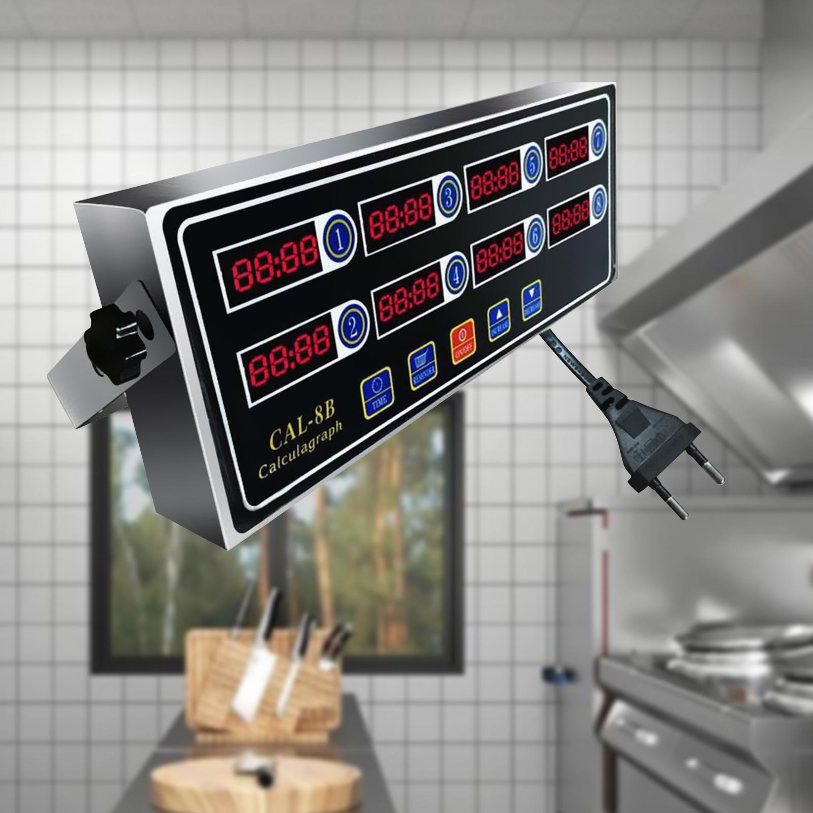 Mutfak Ev için Ticari 8 Kanal  - Commercial Kitchen Timer incelemesi ve fiyatı